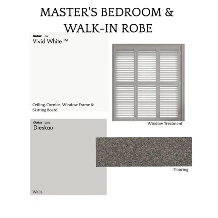 Master's Bedroom Interior Design Mood Board by nmateo on Style Sourcebook
