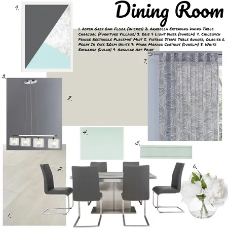Dining Room Interior Design Mood Board by shelleykingston on Style Sourcebook