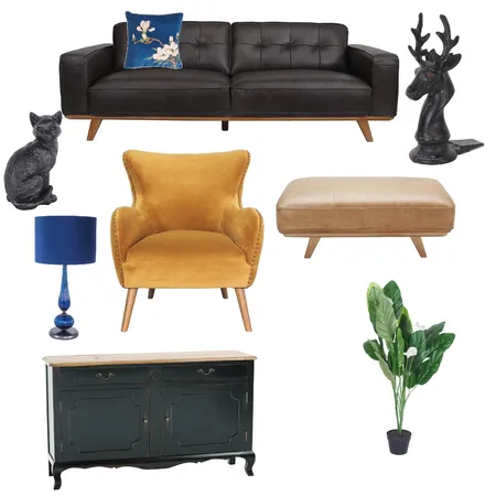 black boom Interior Design Mood Board by SalMarie on Style Sourcebook