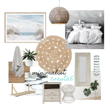 Minimalist Coastal Interior Design Mood Board by travellinpanda on Style Sourcebook