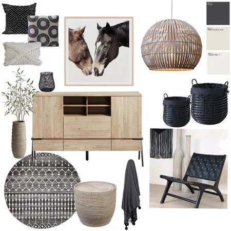 Moody Coastal Interior Design Mood Board by DKD on Style Sourcebook