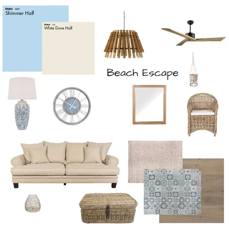 Beach Escape Interior Design Mood Board by Manadalil on Style Sourcebook