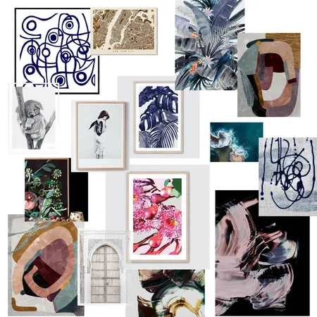 art Interior Design Mood Board by vbarney on Style Sourcebook