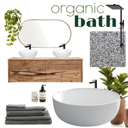 organic bathroom Interior Design Mood Board by Aliciapranic on Style Sourcebook