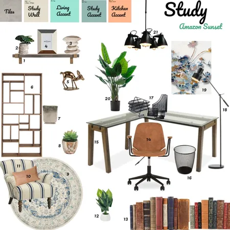 Study Interior Design Mood Board by JessicaGrey22 on Style Sourcebook