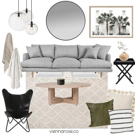 Studio Living Interior Design Mood Board by Vienna Rose Interiors on Style Sourcebook