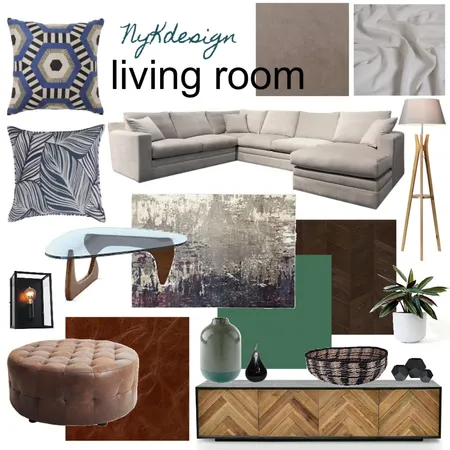 Living Room Interior Design Mood Board by nykdesign on Style Sourcebook