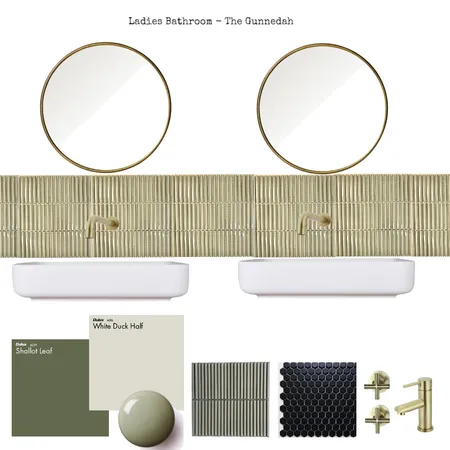 Gunnedah - Ladies Bathroom Interior Design Mood Board by Design Miss M on Style Sourcebook