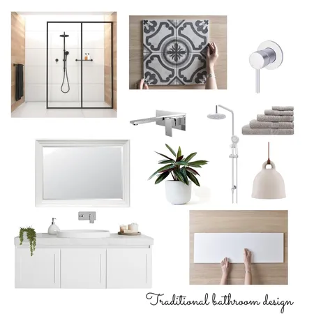 Traditional bathroom design Interior Design Mood Board by Renovation by Design on Style Sourcebook