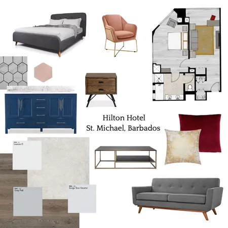 Original Hilton Project Interior Design Mood Board by alyssaig on Style Sourcebook