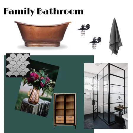 Family Bathroom Interior Design Mood Board by courtney on Style Sourcebook