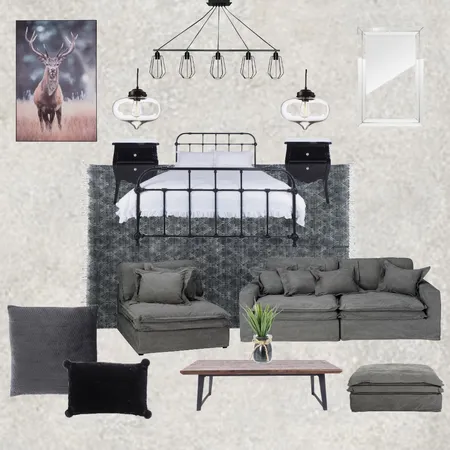 Soft Industrial Interior Design Mood Board by Eseri on Style Sourcebook