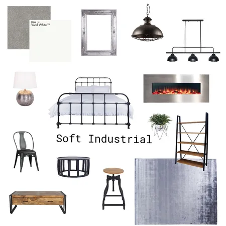 Soft industrial Interior Design Mood Board by Manadalil on Style Sourcebook