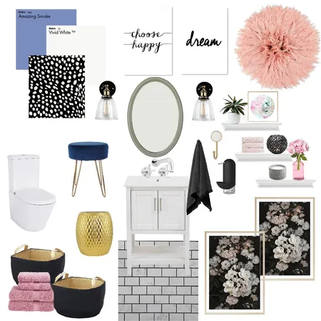 Half Bath Interior Design Mood Board by shandathomas on Style Sourcebook