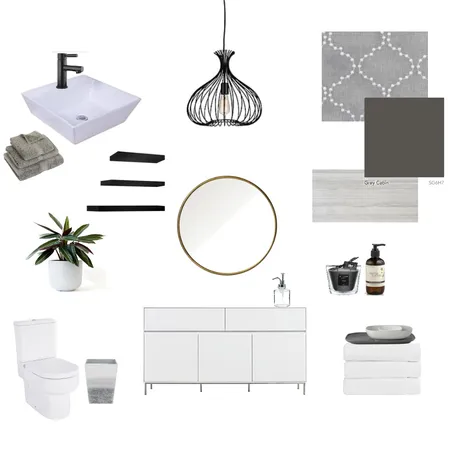 bathroom Interior Design Mood Board by Meyer Studio Designs on Style Sourcebook