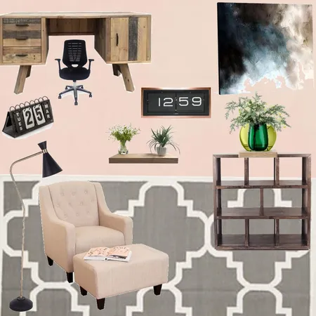 Study room Interior Design Mood Board by AainaVirmani on Style Sourcebook