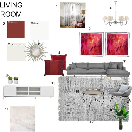 LIVING ROOM Interior Design Mood Board by Christina45 on Style Sourcebook
