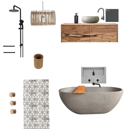 Graces bathroom upstairs Interior Design Mood Board by Dru on Style Sourcebook