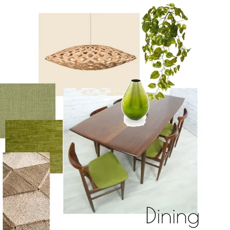 Mid Century Modern Dining Interior Design Mood Board by PaulaNDesign on Style Sourcebook