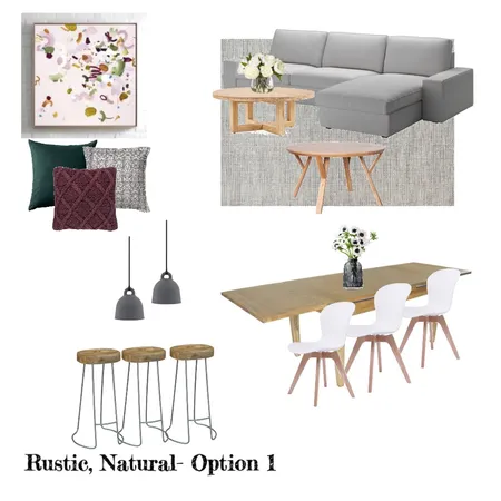 Robinson Family-Dining/Living Option 1 Interior Design Mood Board by The House of Lagom on Style Sourcebook