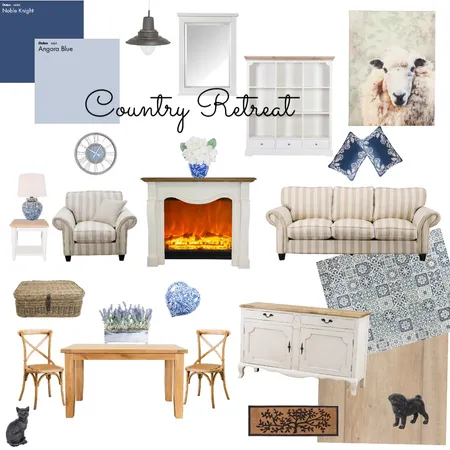 Country Retreat Interior Design Mood Board by Manadalil on Style Sourcebook