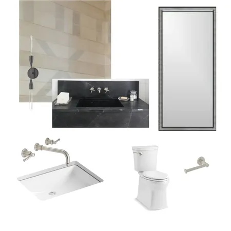 Davison Powder Room Interior Design Mood Board by Payton on Style Sourcebook