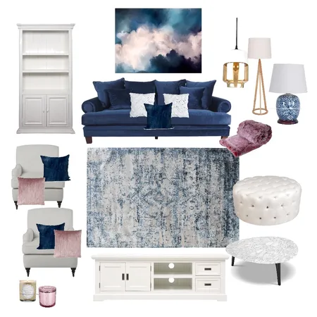 moody blues Interior Design Mood Board by Retiremow on Style Sourcebook