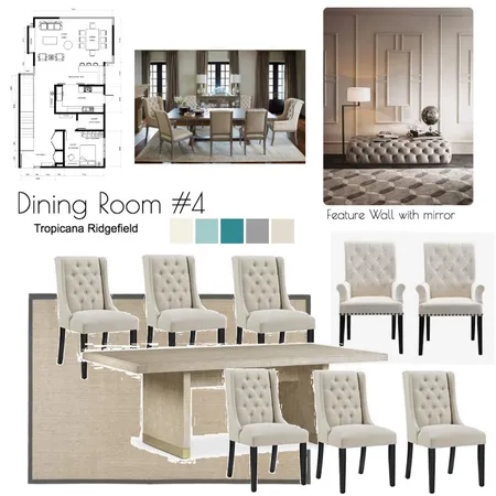 Dining Room Tropicana Ridgefield #4 Interior Design Mood Board by SharifahBahiyah on Style Sourcebook