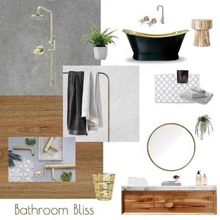 Bathroom Bliss Interior Design Mood Board by Ainsleigh on Style Sourcebook