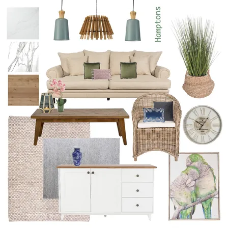 Hamptons Interior Design Mood Board by Katodesign_ on Style Sourcebook