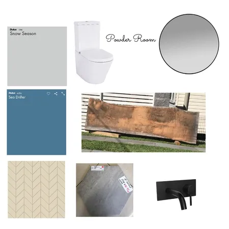 Powder Room Interior Design Mood Board by alicreativeanddesign on Style Sourcebook