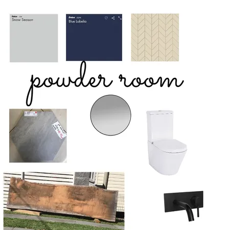 Powder room 2 Interior Design Mood Board by alicreativeanddesign on Style Sourcebook