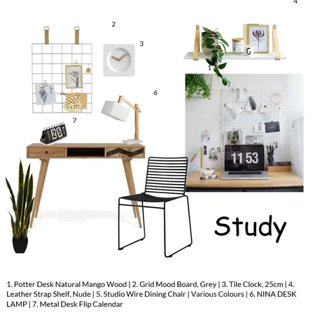 Study Interior Design Mood Board by kmaxwell1788 on Style Sourcebook