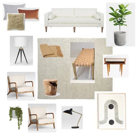 living room white sofa idea Interior Design Mood Board by Annacoryn on Style Sourcebook