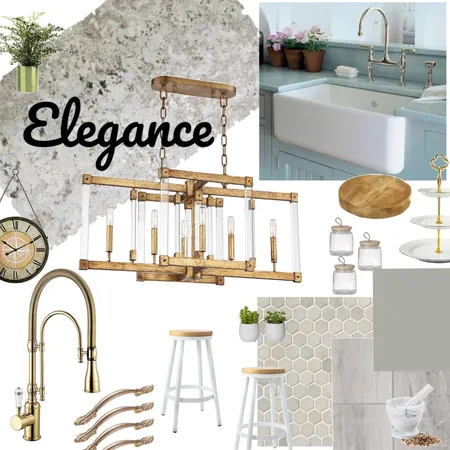 Elegant Kitchen Environment Interior Design Mood Board by athomas on Style Sourcebook