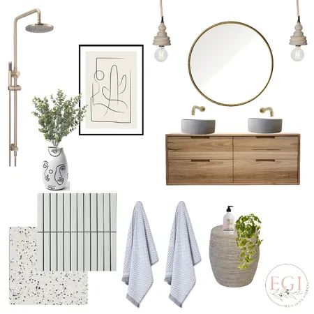 Neutral Bathroom Interior Design Mood Board by Eliza Grace Interiors on Style Sourcebook