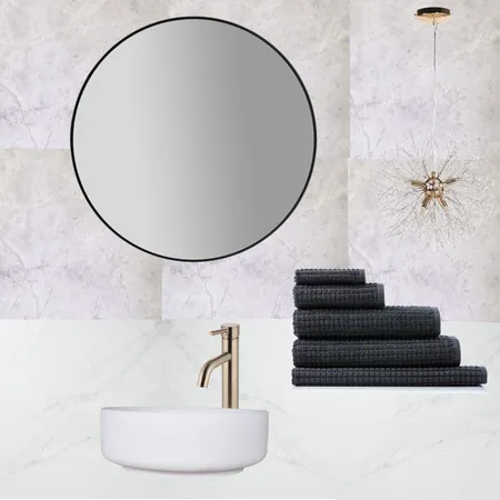 Contemporary powder room Interior Design Mood Board by Tenten on Style Sourcebook