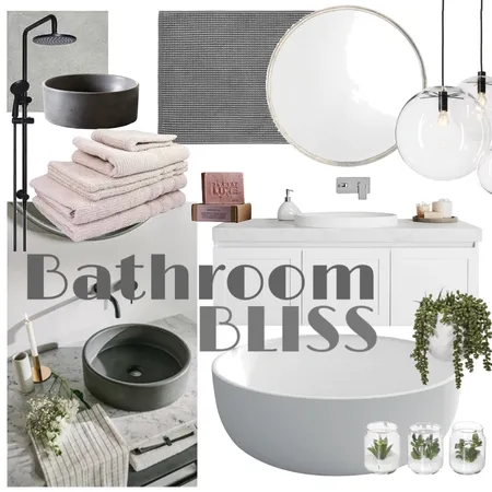 Bathroom bliss Interior Design Mood Board by tina.kouts on Style Sourcebook