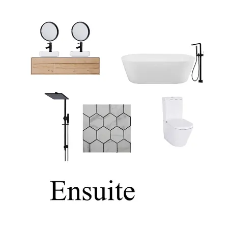 Ensuit Bathroom Interior Design Mood Board by Webster on Style Sourcebook