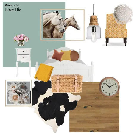 Country Retreat bedroom Interior Design Mood Board by saffy24 on Style Sourcebook