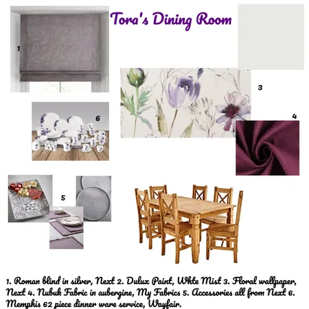 Tora's Dining Room Interior Design Mood Board by JLPJ on Style Sourcebook