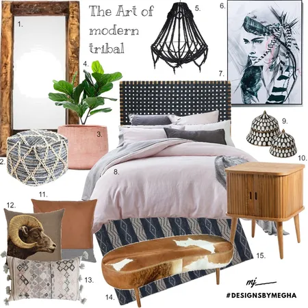 Tribal Interior Design Mood Board by Megha on Style Sourcebook