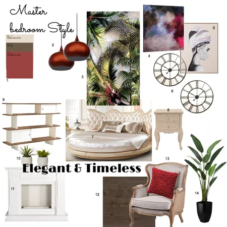 Master bedroom Interior Design Mood Board by Darlyn on Style Sourcebook