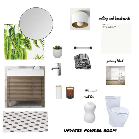 Powder Room Interior Design Mood Board by pmccallan0 on Style Sourcebook