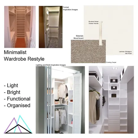 minimalist wardrobe Interior Design Mood Board by Invelope on Style Sourcebook