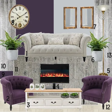 Living Room Interior Design Mood Board by lorettamiller on Style Sourcebook