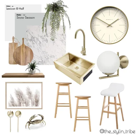 Kitchen Interior Design Mood Board by The Stylin Tribe on Style Sourcebook