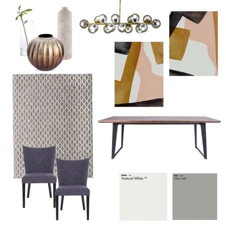 Moody Dining Interior Design Mood Board by clairetrigg on Style Sourcebook