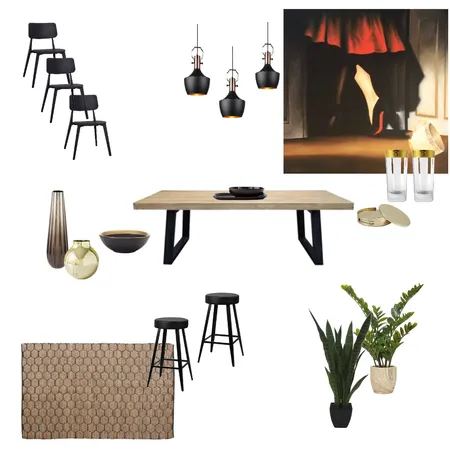 industrial dining - Artlovers Interior Design Mood Board by Simplestyling on Style Sourcebook