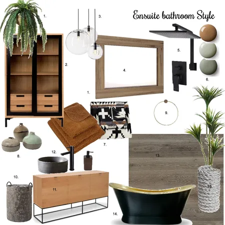 Ensuite bathroom Interior Design Mood Board by Darlyn on Style Sourcebook